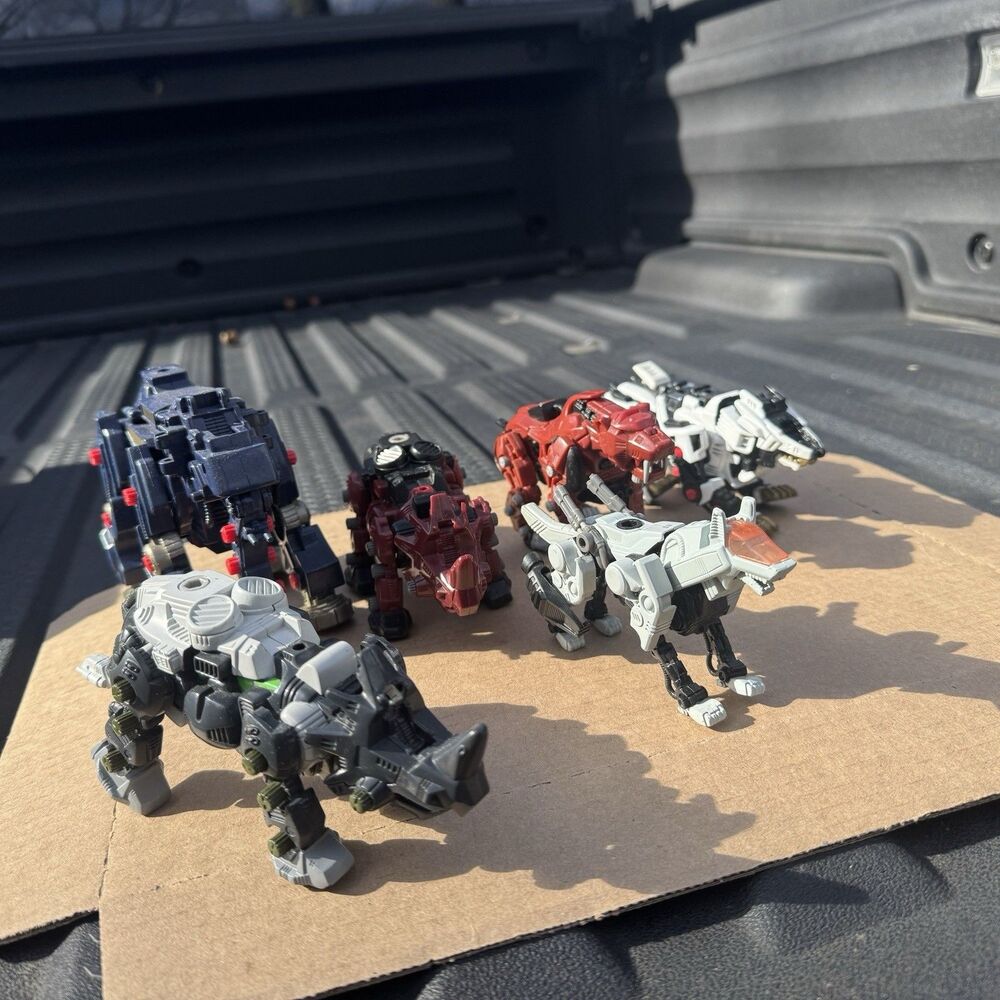 2002 Zoids Lot - Elephander, Liger 0, Metalrhimos, More- Six Figures